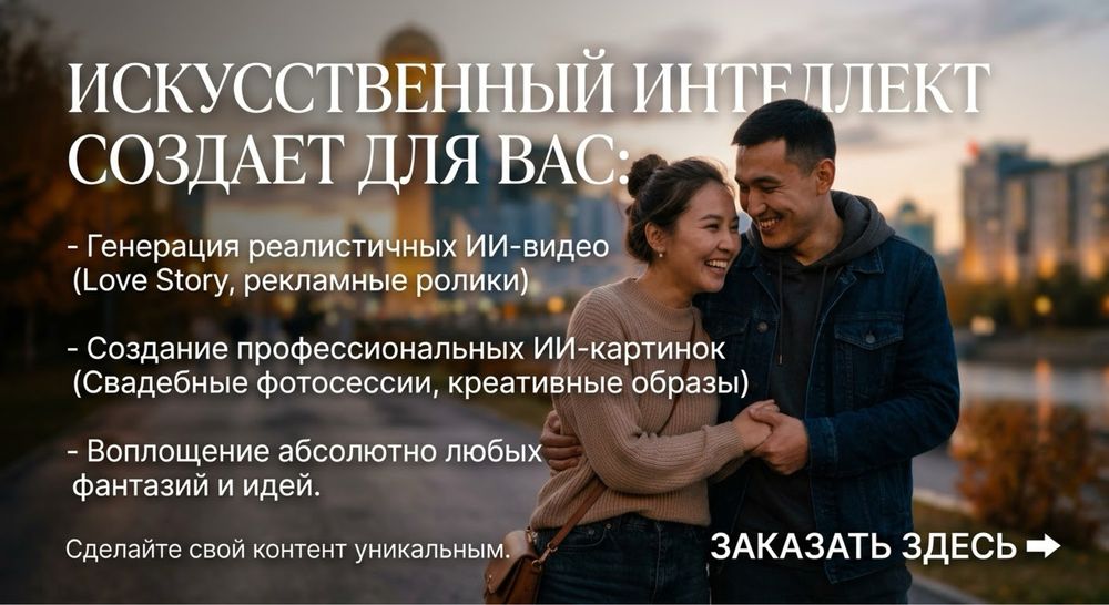 ИИ Фото и Видео на заказ | Генерация любой сложности