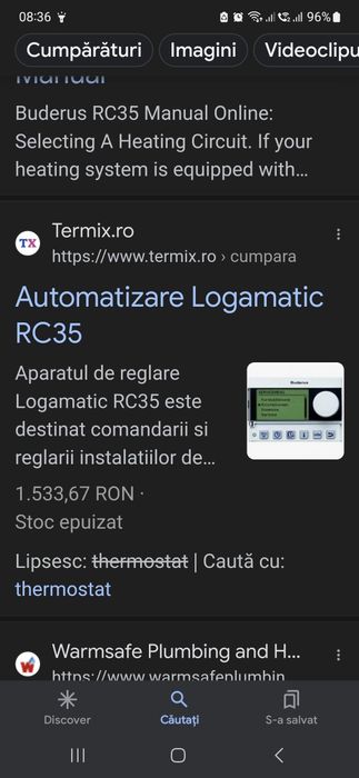 Termostat BUDERUS