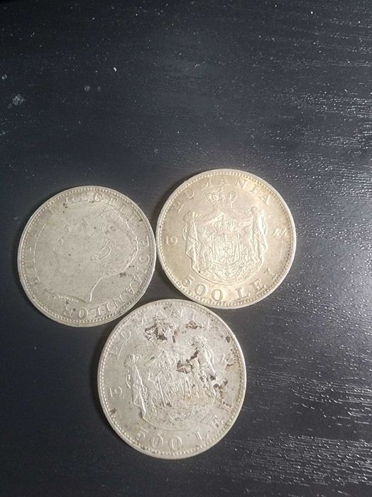 Moneda istorica din Argint - 500 lei Mihai I Romania