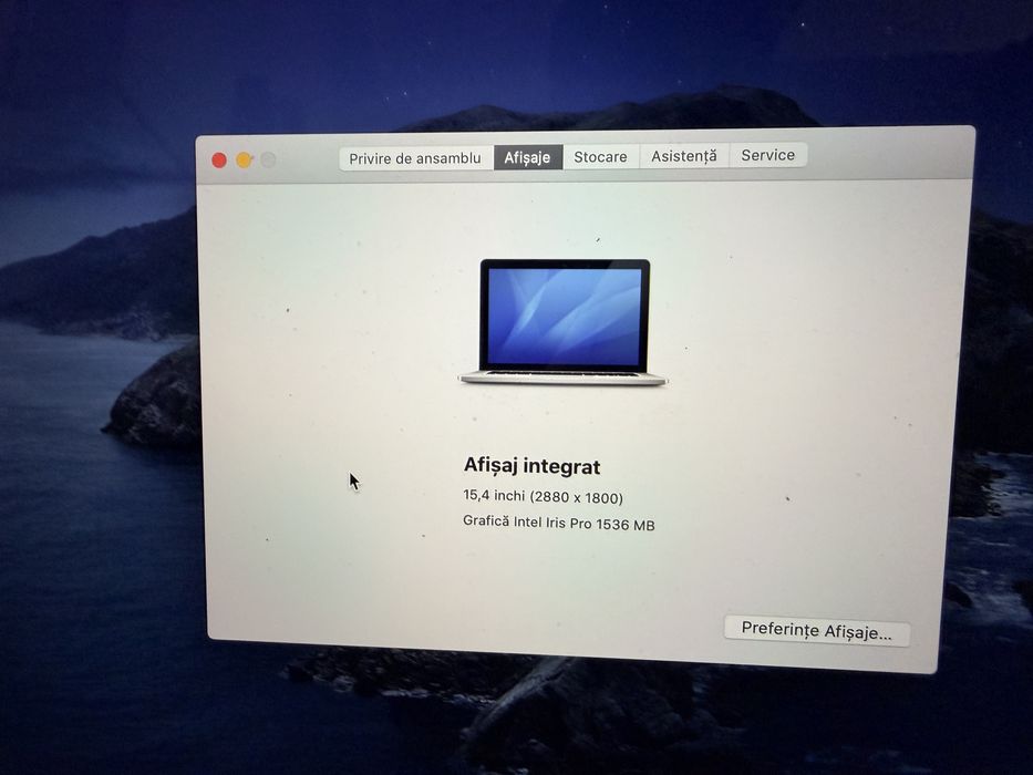 Macbook pro 2013 Retina i7 mem 16 gb ssd 256
