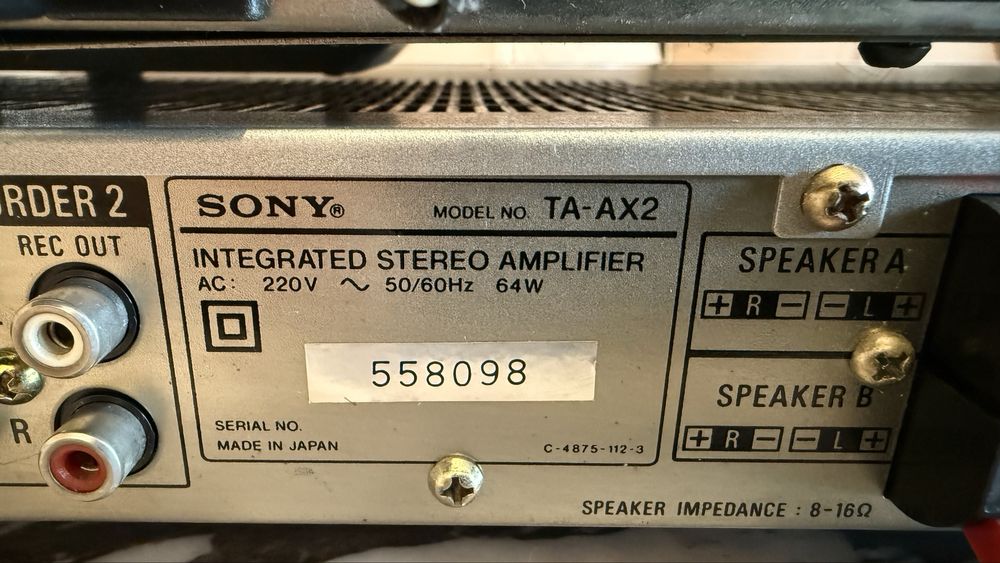 Усилвател с тунер Sony