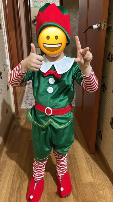 Новогодний Костюм гном Эльф