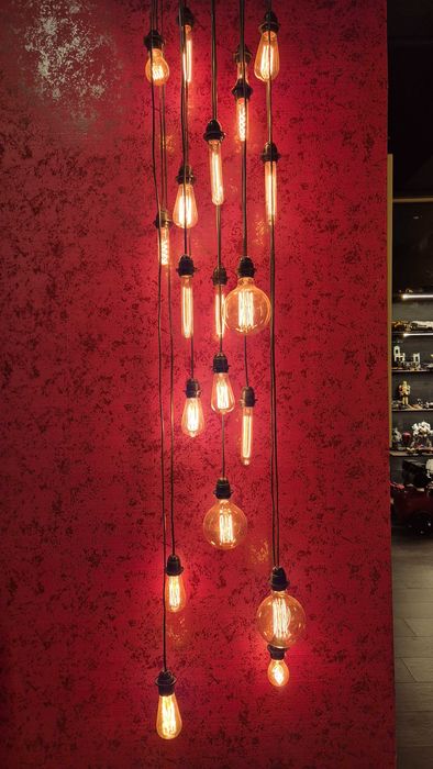 Lustra corp de iluminat Hand Made cu 20 de becuri decorative incluse