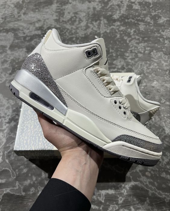 Air Jordan 3 Retro Sail Cement Grey (Women’s)