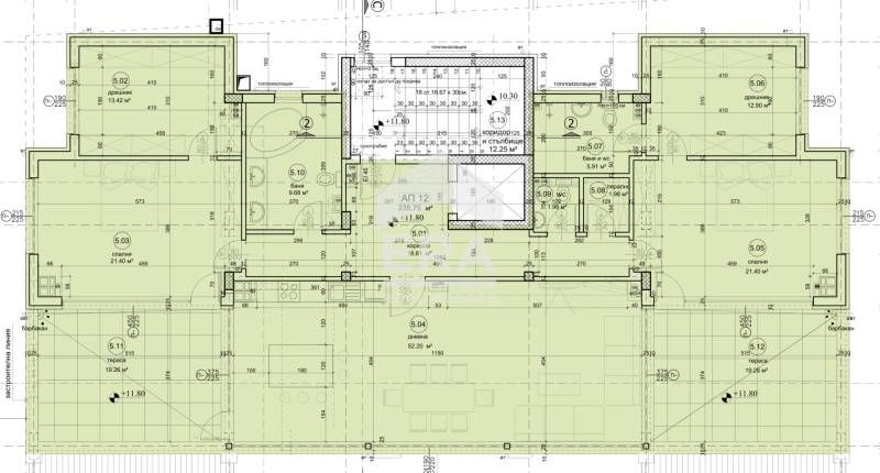 Продава се Четиристаен апартамент в Варна, Бриз - 262 кв.м за 2214 €/кв.м - Снимка #3