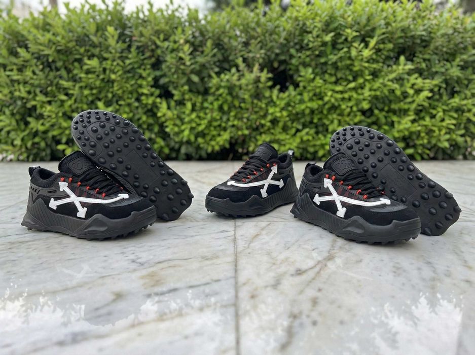 Adidasi Off WHITE Odsy 1000 Negru-Alb - Full Box