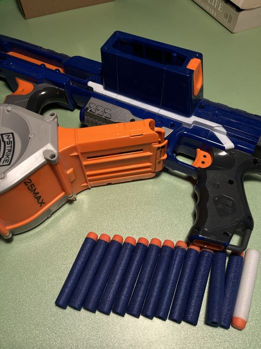 Игрушка «элитная NERF 98697F01 Rampage N-Strike» нёрф, нерф