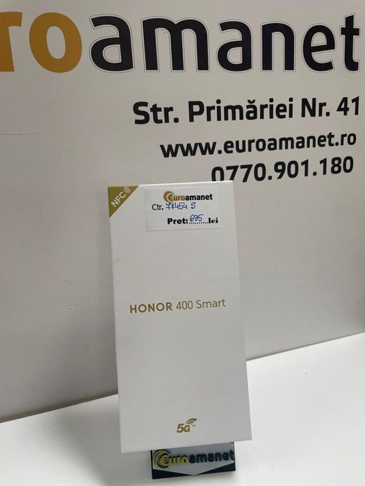 Telefon mobil Honor 400 Smart 5G Dual SIM, 128GB 4GB RAM Velvet -P-