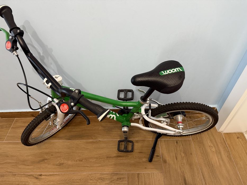 Woom 3 verde cu cric inclus