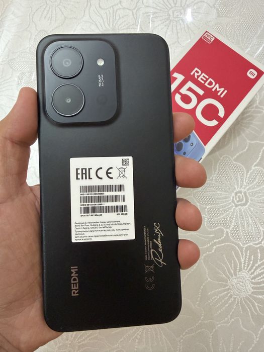 REDMI 15C NFC 8 ГБ/256 ГБ черный