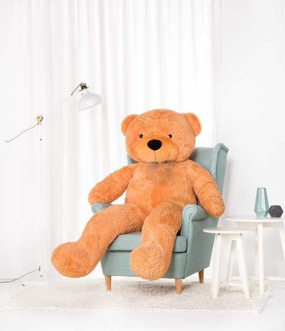 Голямо плюшено Мече, Кафяво/Бежово, Голям плюшен Мечок