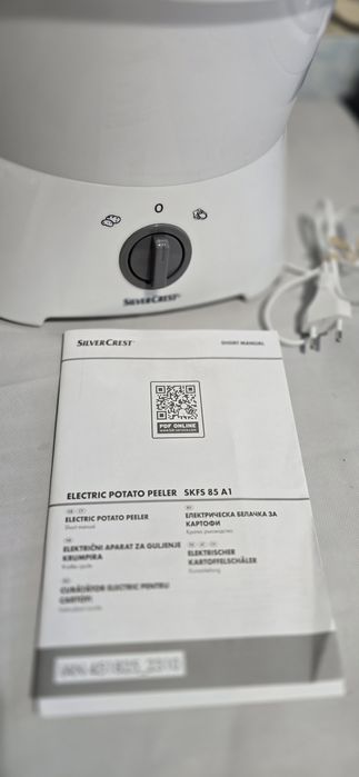 Curățător electric de cartofi Silvercrest SKFS 85 A1