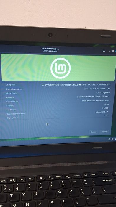 Laptop Lenovo ThinkPad de Buget i 5