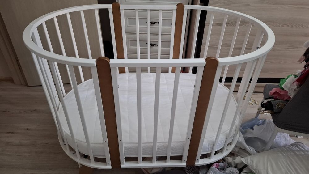 Детская кроватка трансформер с рождения