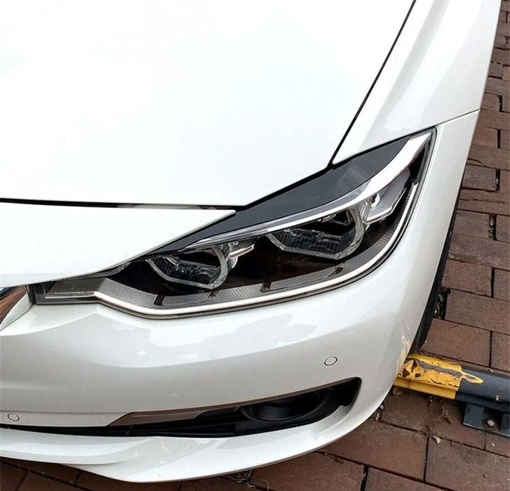 Ornamente / Pleoape Faruri BMW Seria 3 F30 F31 – Negru Lucios