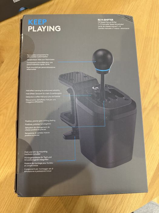 Logitech RS shifter 7 скорости PC,XBOX,PS4/5