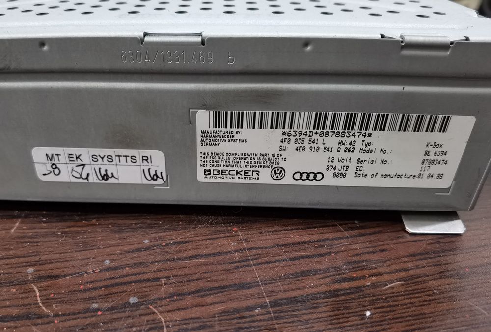Magazie Cd changer Modul navigație MMI 2G Audi  A6