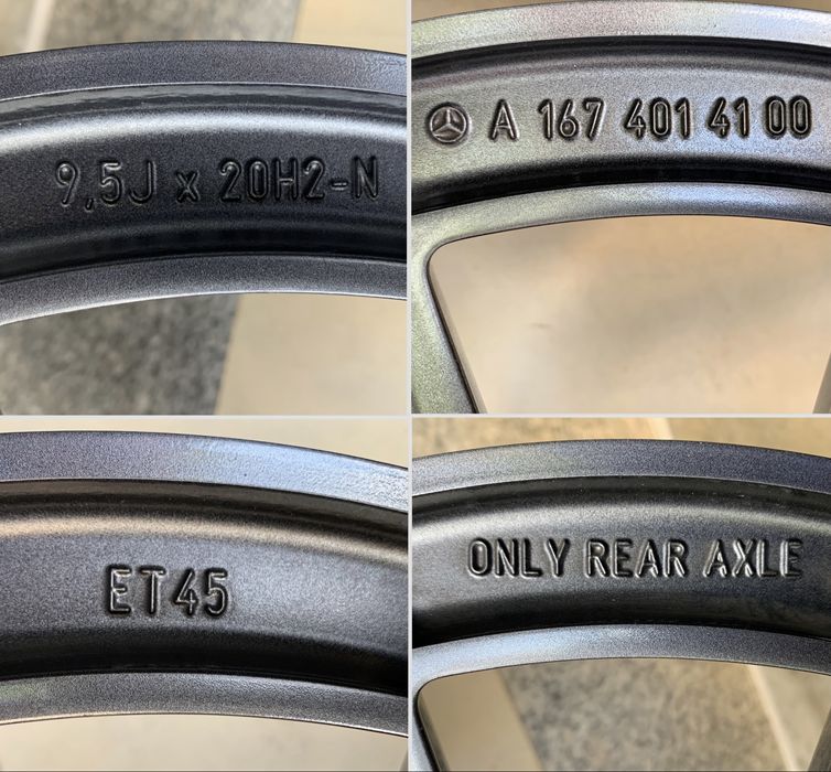 Оригинални джанти Мерцедес ГЛЕ зимни гуми 275/50R20 Mercedes GLE53 AMG