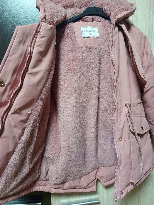 Детско зимно дебело пухено яке парка