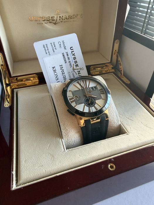 Ulysse Nardin Executive Dual Time Rose GOLD