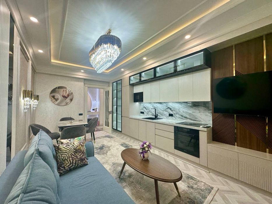 Жк НРЖ Ойбек! Стильная 2х комнатная квартира в самом центре! Срочно!