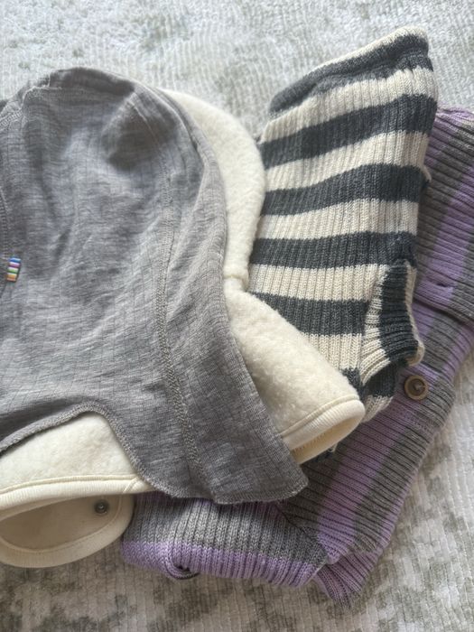 Haine lana Joha - cagula/ cardigan/ papuci