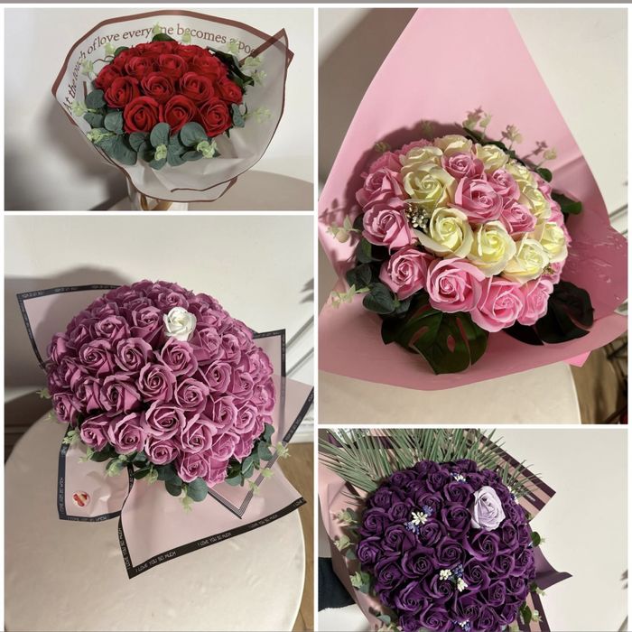 Buchete cu flori din sapun si surprizele salajenilor