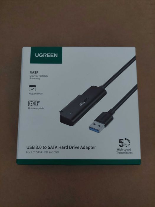 Adaptor HDD SSD 5GBps 2.5" Eaget,  Ugreen