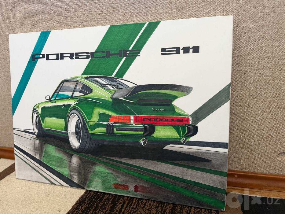 Арт Картина. Porsche 911 turbo