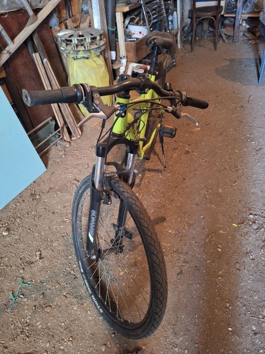 Bicicletă MTB B'Twin Rockrider 340 Decathlon – 26" Verde Neon