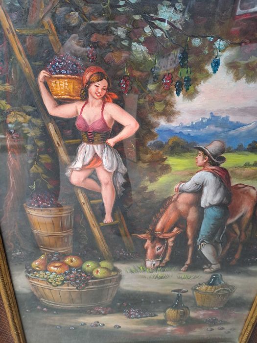 tablou pictura 87/67 cm semnat A Miraglia