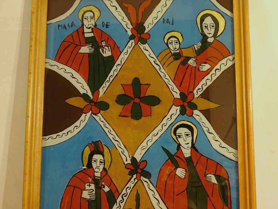 Icoana rara ‘Masa Raiului’, pictura de Feur Gheorghe, Nicula