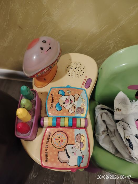 Музикално интерактивно столче фишър прайс