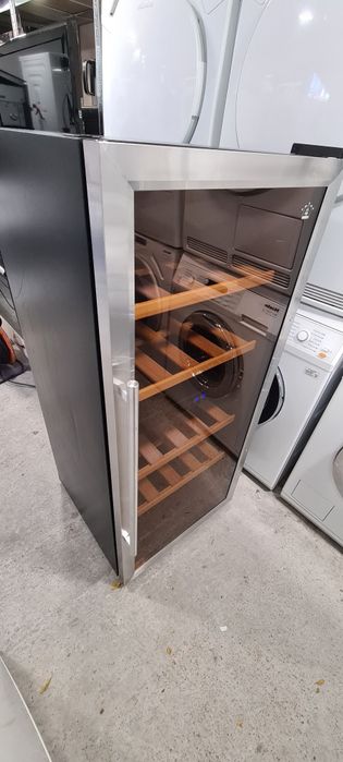 Професионален охладител за вино METRO, неръждаема стомана/стъкло, 91 б