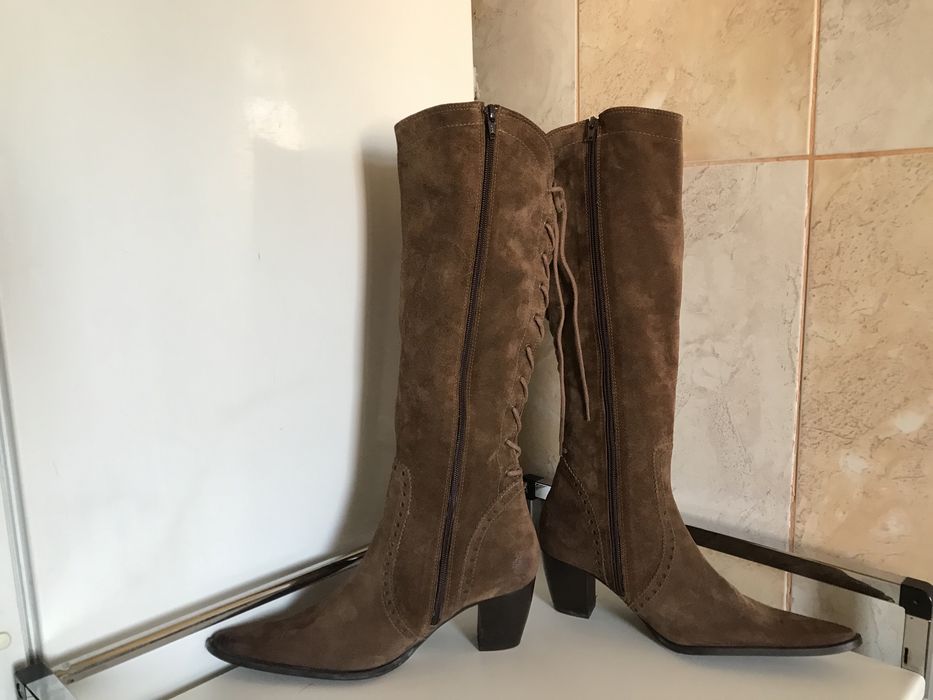 Cizme Dama piele naturală întoarsă Nr 40