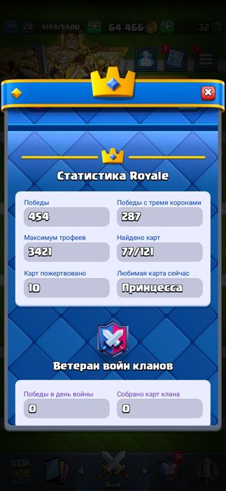 Аккаунт клэш рояль