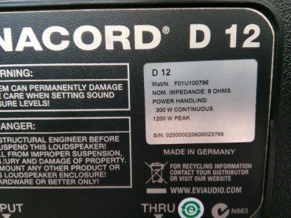 Set Dynacord PowerMate 600-2+Dynacord D12, ca fbt rcf montarbo  proel