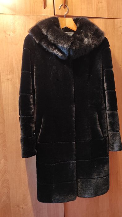 Шуба мутоновая теплая