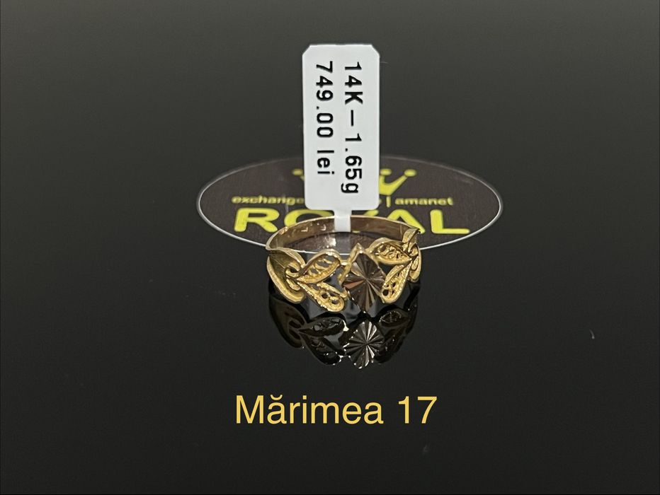 Bijuteria Royal CB : Inel dama aur 14k 1,65gr