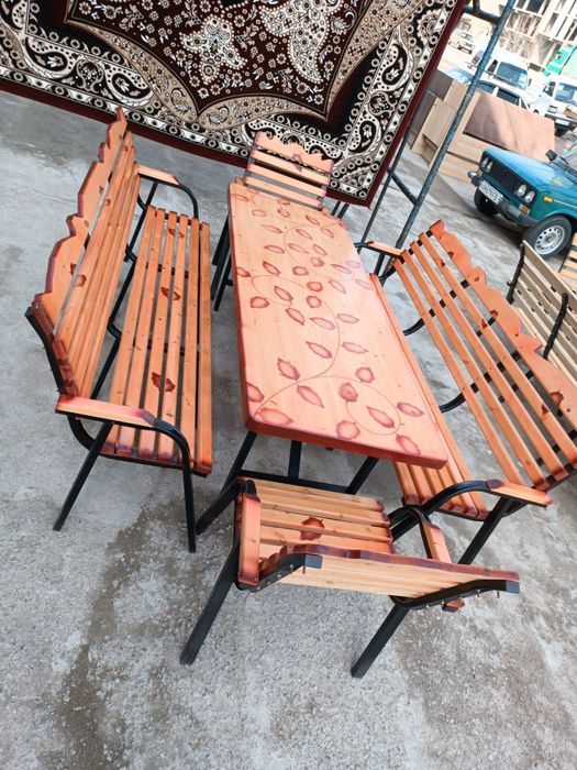 Дачный стол стул 2 метр