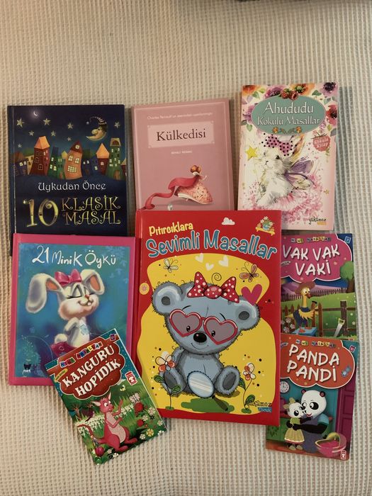 кулинарая  книга ,сказки на турецком языке.