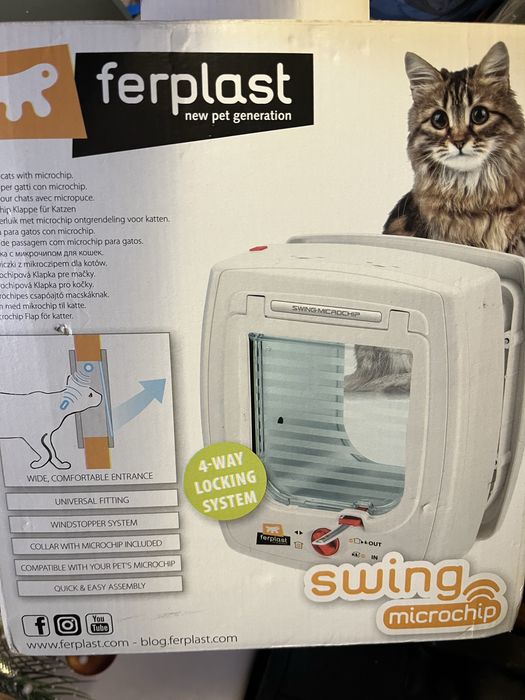 Vand usa pentru pisici automata