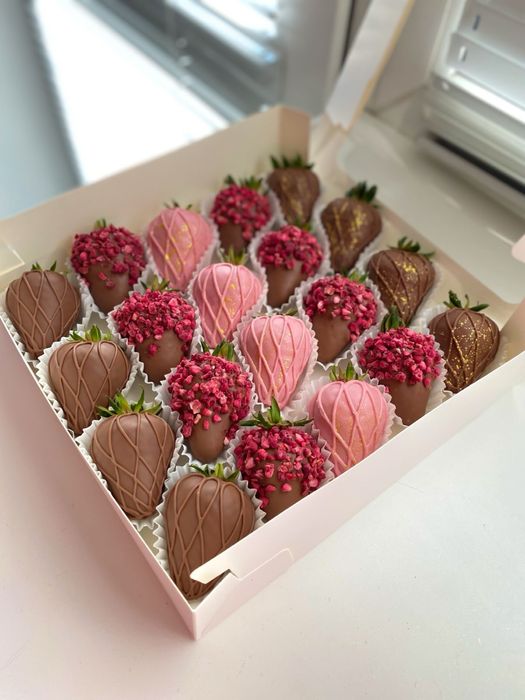 клубника в шоколаде