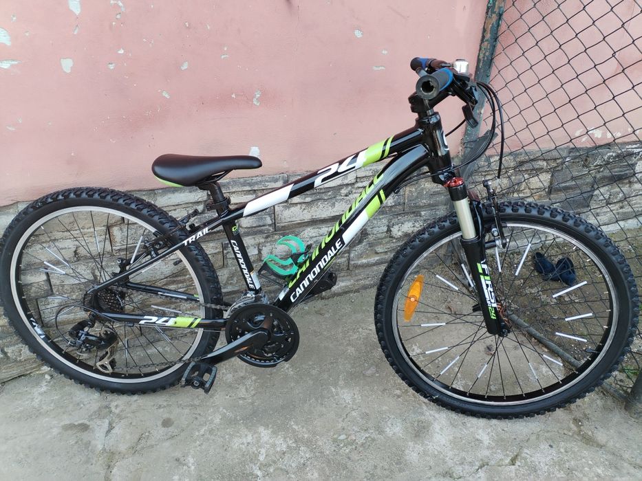 Bicicleta canondale copii roti 24 cadru aluminiu furca aer