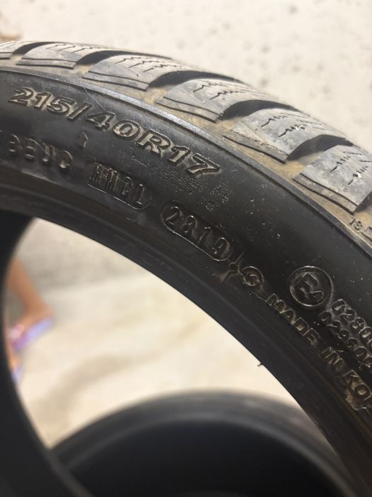 Зимни Гуми 2бр. Kumho + 2броя Nexen 215/40/17