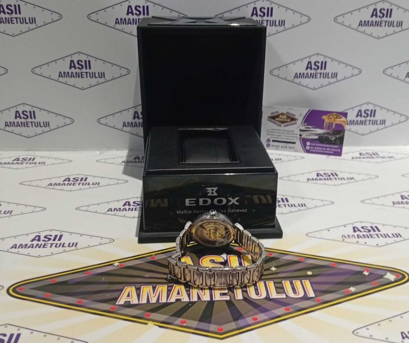 Ceas damă Edox La Passion Open Heart seria (85025) automatic
