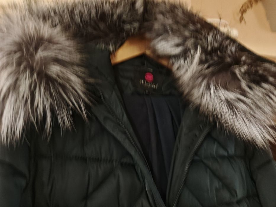 Geaca dama cu guler de blana