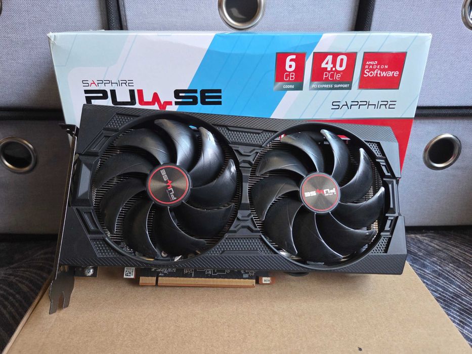 RX 5600 XT 6GB Sapphire Pulse GDDR6 AMD Radeon placa video gaming