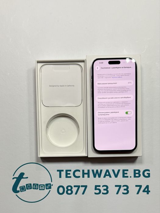 #Apple iPhone 14 Pro Max 128GB Deep Purple , втора употреба