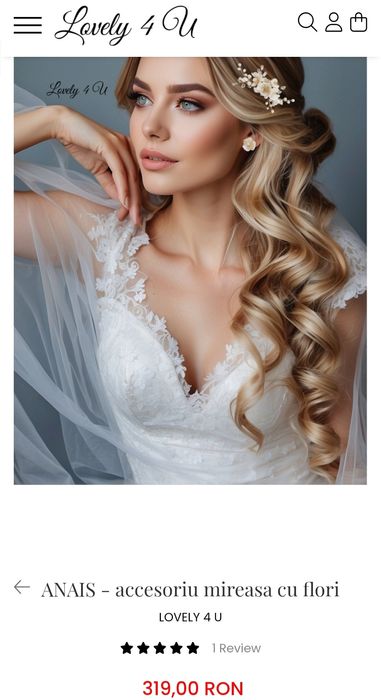 Rochie mireasa si accesorii handmade